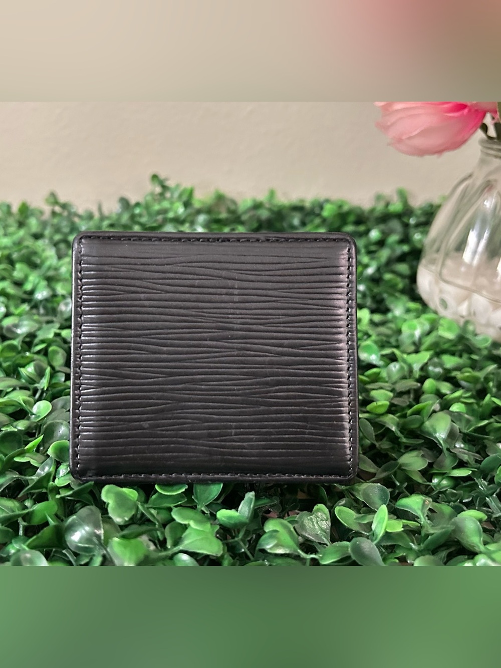 Louis Vuitton Epi Porte-Monnaie Boîte Coin Case Black Box Coin Purse - Picture 2 of 11